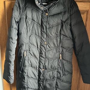 Kenneth Cole Women's Black Quilted Puffer Coat